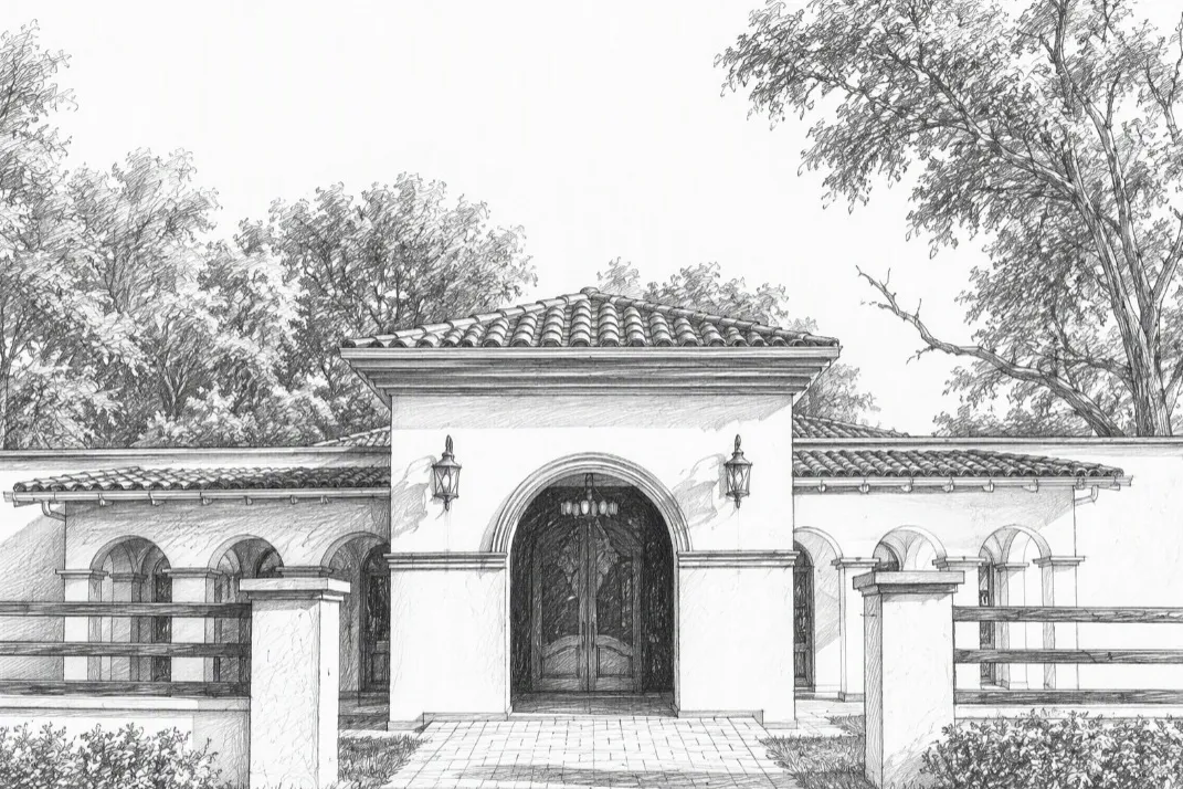 Ilustración del Centro de Eventos La Hacienda